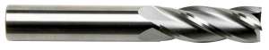 Sowa High Performance 3/16 x 2" OAL 4 Flute Regular Length Bright Finish Carbide End Mill