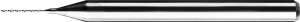 Kyocera #39 Cutting Diameter, Series 105, Standard Flute, Solid Round Carbide Micro Drill