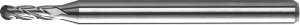 Kyocera 3/16" Cutting Diameter, Series 1825, 4 Flute, DLC Coated, Solid Round Ball Nose End Mill
