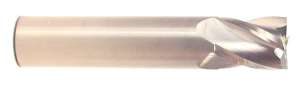 2 Flute-Stub Length-Single End Square-Uncoated 1/4 X 1/4 X 1/2 X 2