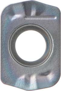 Kyocera LPGT 010210ERGM CA6535 Grade CVD Carbide, Rectangle, Positive Rake Angle, Right-Hand Milling Insert for Medium-Roughing in Stainless Steel and Heat-resistant Alloy
