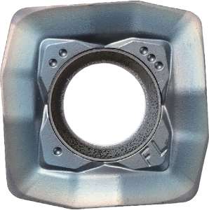 Kyocera SOMT 140514ERFL PR1525 Grade PVD Carbide, Square, Positive Rake Angle, Right-Hand Milling Insert for Finishing-Roughing in Steel and Hard Material
