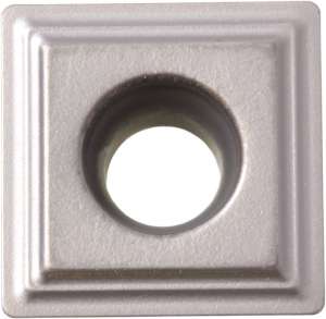 Kyocera SPMT 060204EZ PR1210 Grade PVD Carbide, Square, Positive Rake Angle, Neutral Milling Insert for Finishing-Roughing in Cast Iron and Heat-resistant Alloy