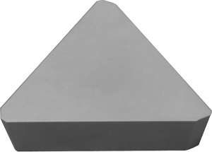 Kyocera TPKN 43PDTR PR1225 Grade PVD Carbide, Triangle, Positive Rake Angle, Right-Hand Milling Insert for Medium-Roughing in Steel and Stainless Steel