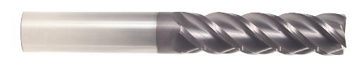 4 Flute-Extra Long Length-Single End Square-AlTiN 1/8 X 1/8 X 1 X 3